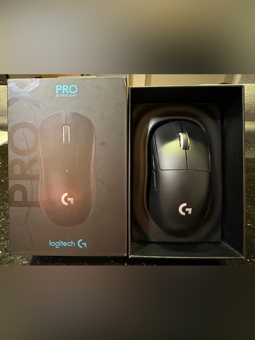 Logitech G Pro Superlight Wireless Gaming Mouse - Matte Black